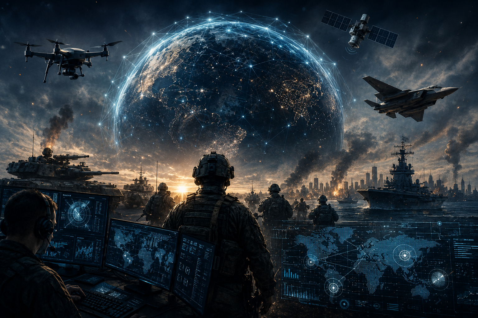 Living on the Threshold of Global Crises: How Technology is Shaping Modern Wars and Transforming the Military–Industrial Complex cover